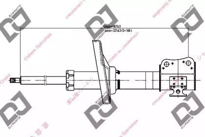 Амортизатор DJ PARTS DS1084GS